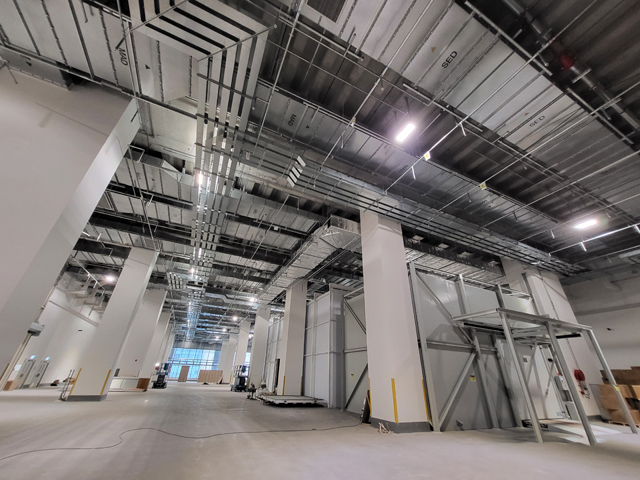 Figure 4：Partial Construction Scene of Hong Kong Satellite Manufacturing Center