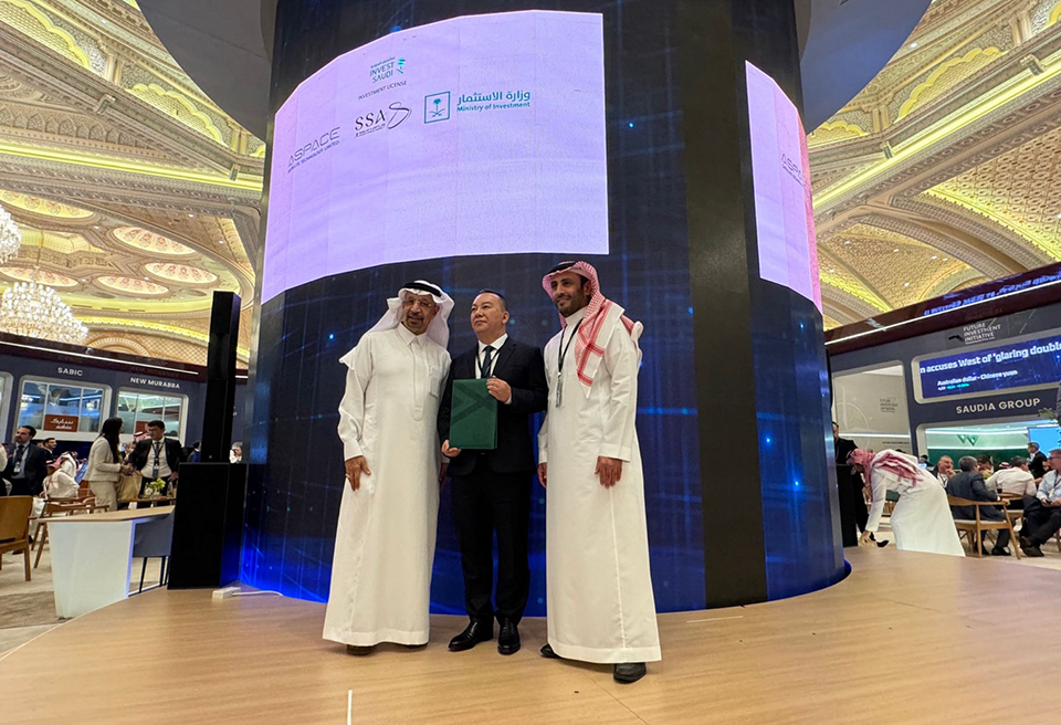 Minister of Investment and CEO of Saudi Space Agency of Saudi Arabia Awarded ASPACE Investment License
