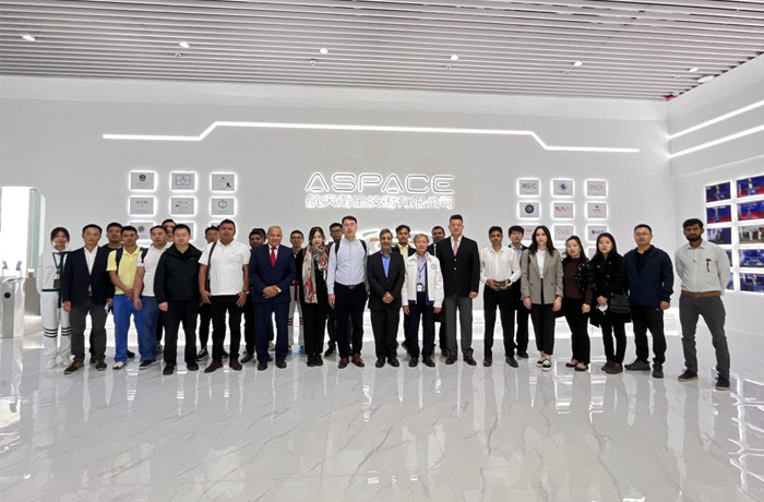 The delegation from Asia-Pacific Space Cooperation (APSCO) visits HKATG/ASPACE