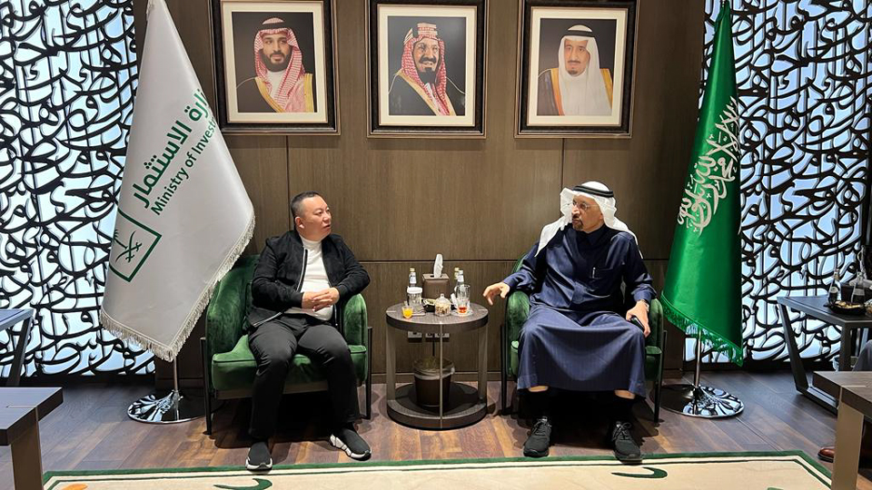 Mr. SUN Fengquan, Chairman of USPACE & ASPACE, Visited Mr. Khalid Al Falih, Investment Minister of Saudi Arabia